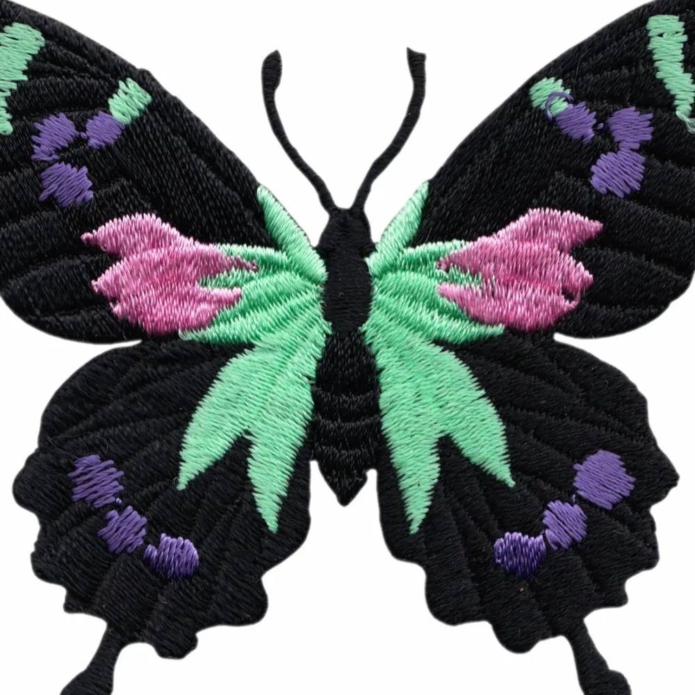 NWT Multi Color Butterfly Patch For Denim Jeans And Jean Jackets
